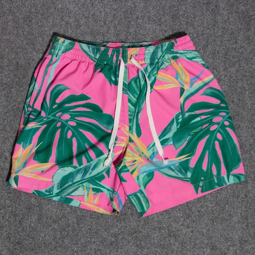Chubbies The Birds of Paradise Swim Shorts Trunks Men's Small 5.5" Inseam Floral